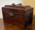 Wood Antique 18th Century English George II Highly Figured Mahogany Tea Caddy Box With Gilt Bronze Handle & Escutcheon For Sale - Image 7 of 12