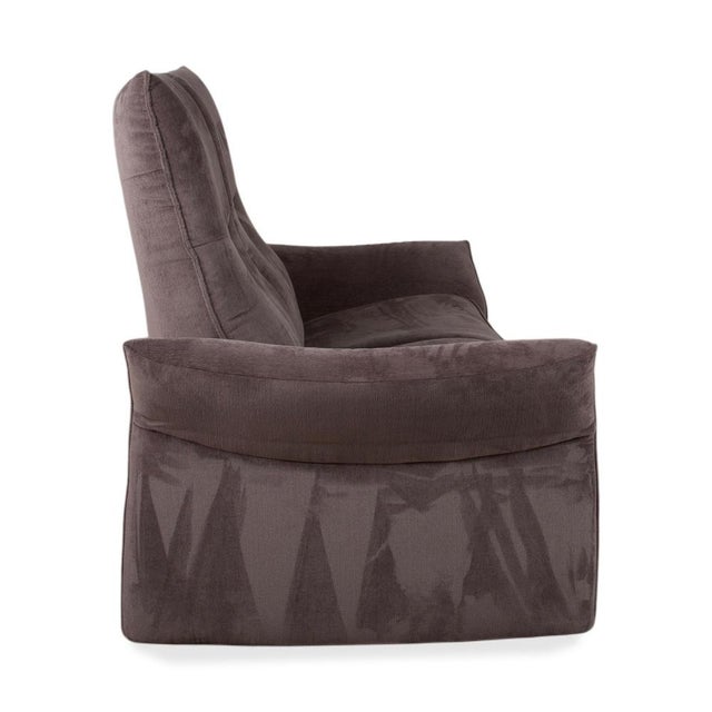 Varia 2057 Fabric Two-Seater Grey Taupe Sofa with Manual Function by Mondo For Sale - Image 12 of 15