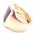 Contemporary Cartier Santos Dumont Bull's Eye Quartz Rose Gold Ring, Size 7.25 For Sale - Image 3 of 10