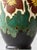Art Deco Dutch Gouda Pottery Table Lamps with Silk Lampshade, 1920s, Set of 2 For Sale - Image 9 of 15