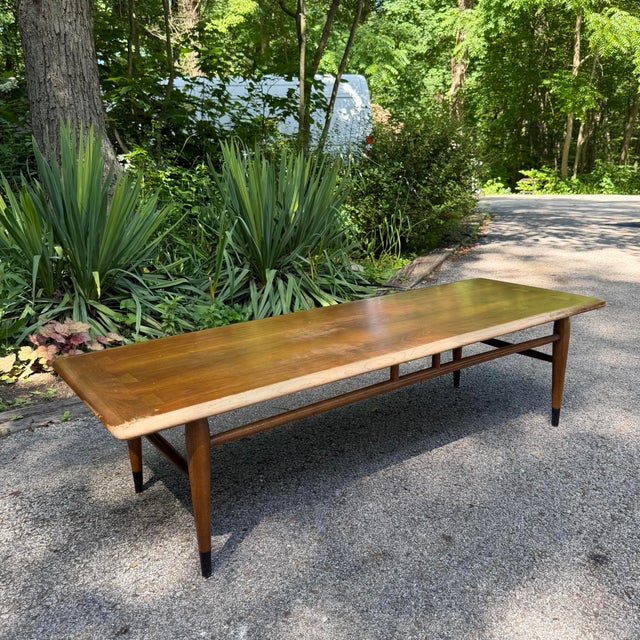 Mid-Century Modern Mid Century Modern Attributed Lane Acclaim Rectangular Coffee Table by Andre Bus For Sale - Image 3 of 12