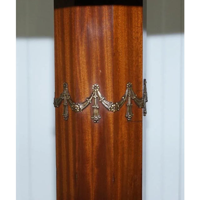 French Empire Hardwood Chess Table in Marble & Ormolu, 1900s For Sale - Image 9 of 11