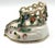 Staffordshire 19th-Century Staffordshire Porcelain Floral Garden Bower With Gilt Steps For Sale - Image 4 of 8