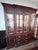 Brass Large Chippendale Mahogany China Cabinet – Mirrored Back, Glass Shelves For Sale - Image 8 of 11
