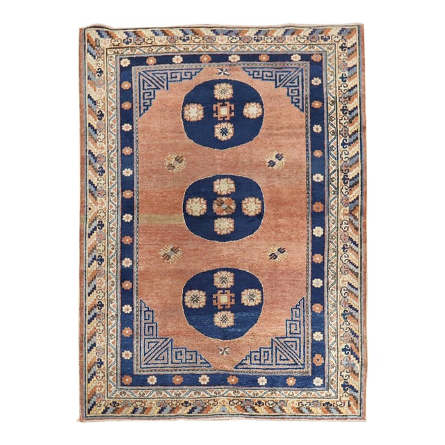 Antique Khotan- 4'4" X 6'2" For Sale
