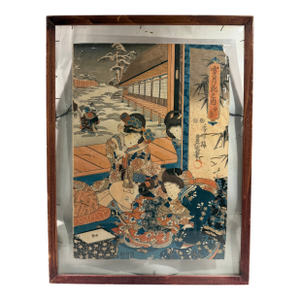 Utagawa Kunisada, Original Woodblock Print, Edo Period
