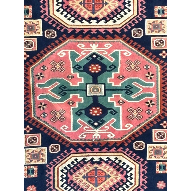 Wool on wool pile genuine hand made Turkish rug -