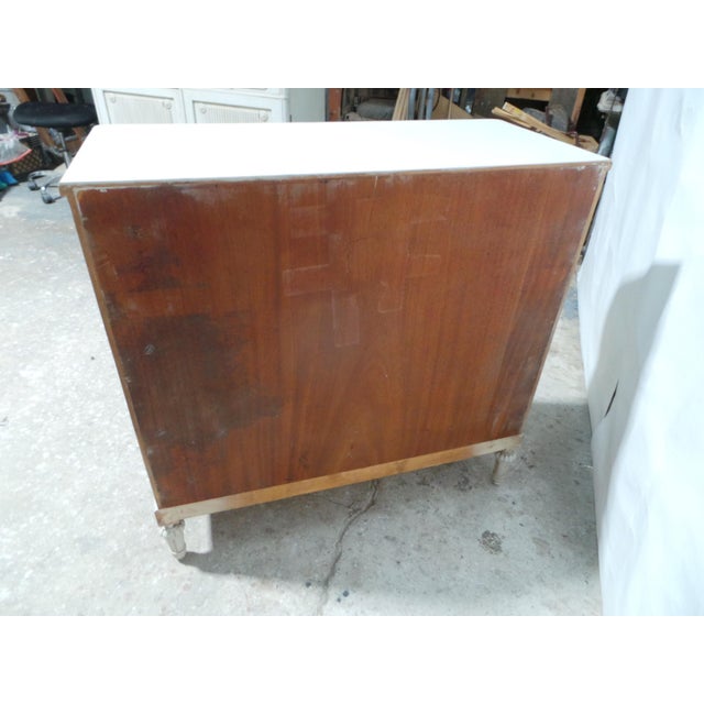 Antique White Swedish Gustavian Style Sideboard For Sale - Image 8 of 9