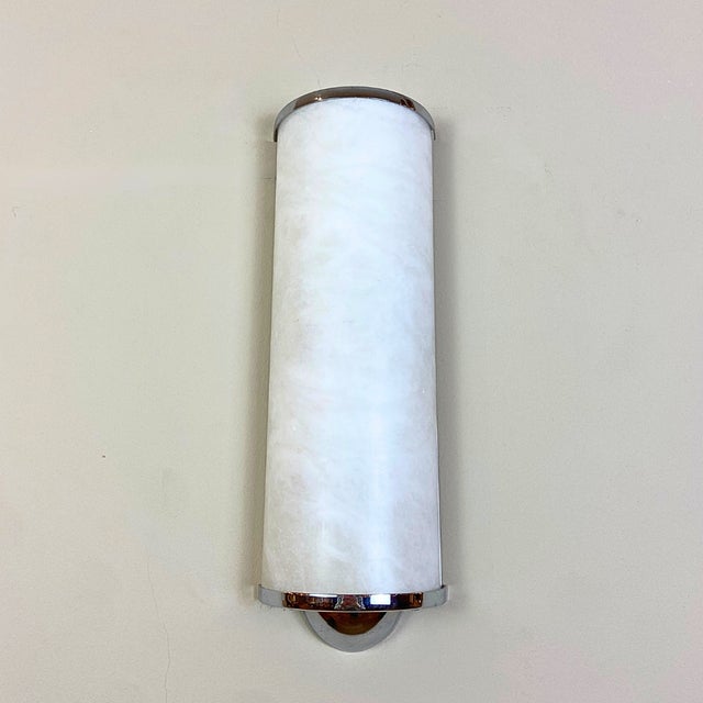 Alabaster Wall Sconce from Eclipsi, Spain, 1990s For Sale - Image 4 of 13