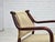 Mid-Century Modern Scandinavian Armchairs with Furniture Velour and Bamboo, 1980s, Set of 2 For Sale - Image 3 of 18