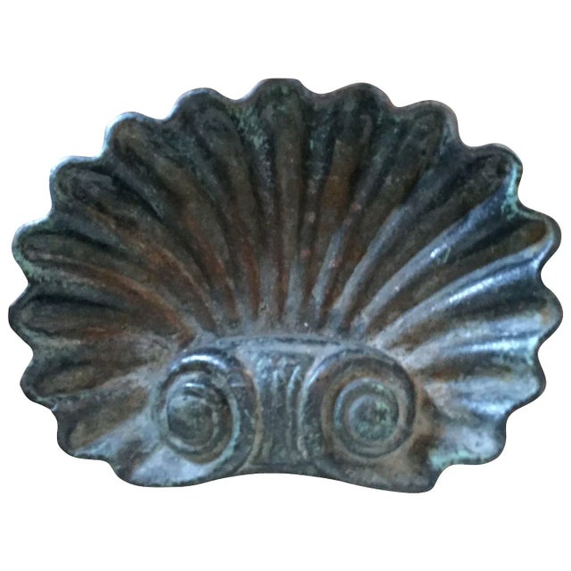 19th Century Cast Iron Shell Form Garden Ornament For Sale - Image 11 of 11