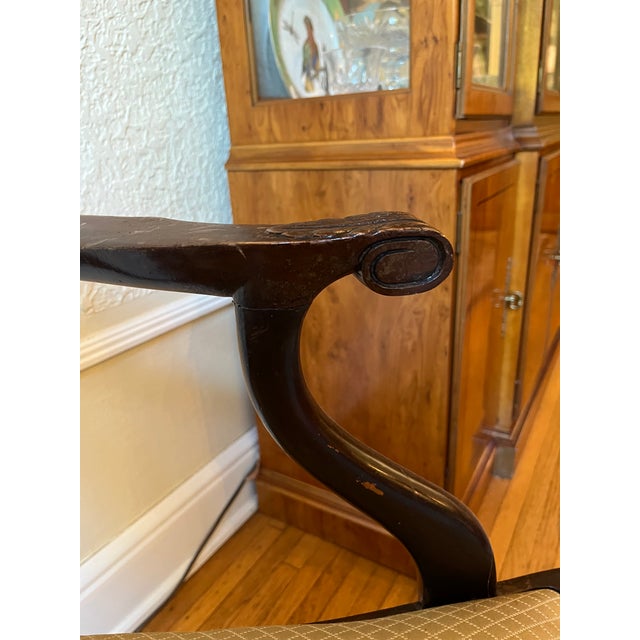 Chocolate Circa 1800 Mahogany Triple Chair Settee For Sale - Image 8 of 12