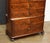 19th Century Biedermeier Semainier or Tallboy Chest on Chest of Flame Mahogany For Sale - Image 5 of 12