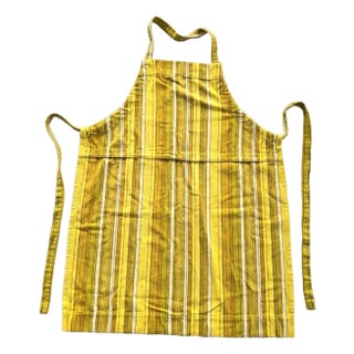 Vintage Scandinavian Cotton Cooking Apron For Sale