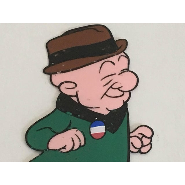 Modern Jules Engel, Mr. Magoo Original Vintage Animation Cel Hand Drawing Painting For Sale - Image 3 of 5