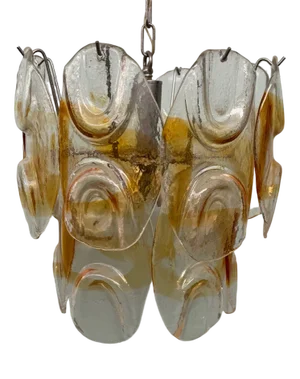 Murano Glass Chandelier from Mazzega, Italy, 1960s