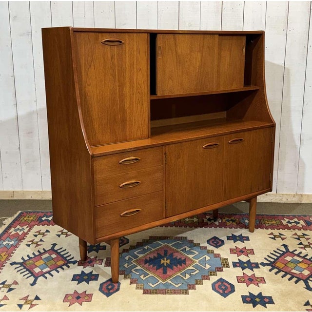 English Teak Bar Buffet, 1970s For Sale - Image 12 of 16