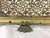 Art Deco Brass Art Nouveau Fender With Roses and Thistles For Sale - Image 3 of 7