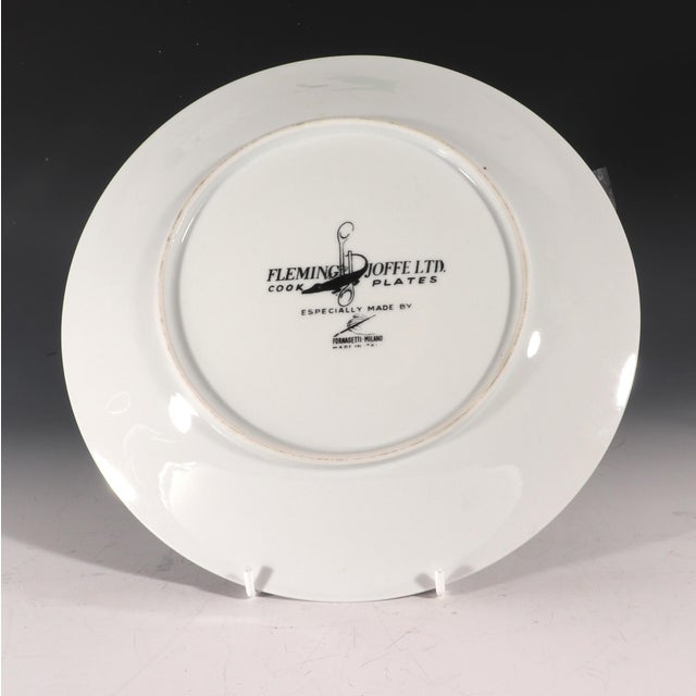1960s Piero Fornasetti Fleming Joffe Recipe Plate, Cobra a L’Indienne For Sale - Image 5 of 8