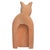 1980s Don Freedman Signed Wood Sculpture – Modernist Cat – C. 1980s For Sale - Image 5 of 7