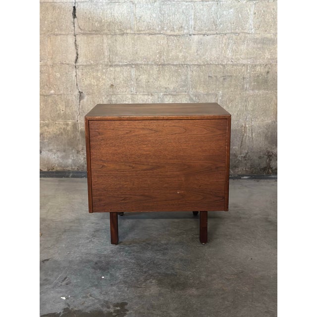 1960s Jens Risom Petite Walnut Cabinet For Sale - Image 5 of 6
