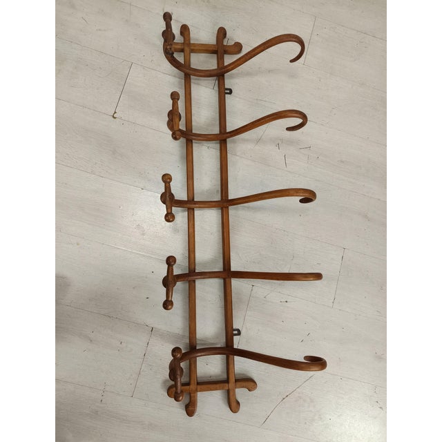 Wall-Mounted Coat Rack from Thonet, 1890s For Sale - Image 14 of 15
