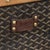 Antique 20th Century Courier Trunk in Chevron Canvas from Goyard, France, 1900s For Sale - Image 11 of 18