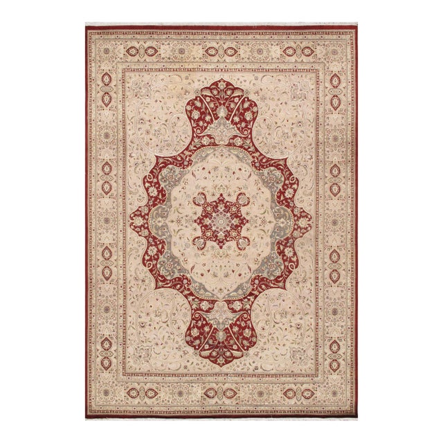 Pasargad Home Baku Multi Silk & Wool Area Rug- 9'11" X 14' 3" For Sale
