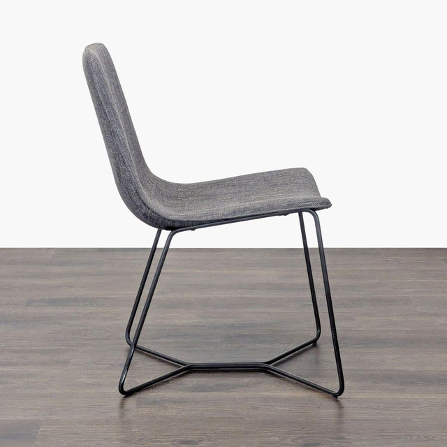 West Elm West Elm Slope Dining Chair For Sale - Image 4 of 7