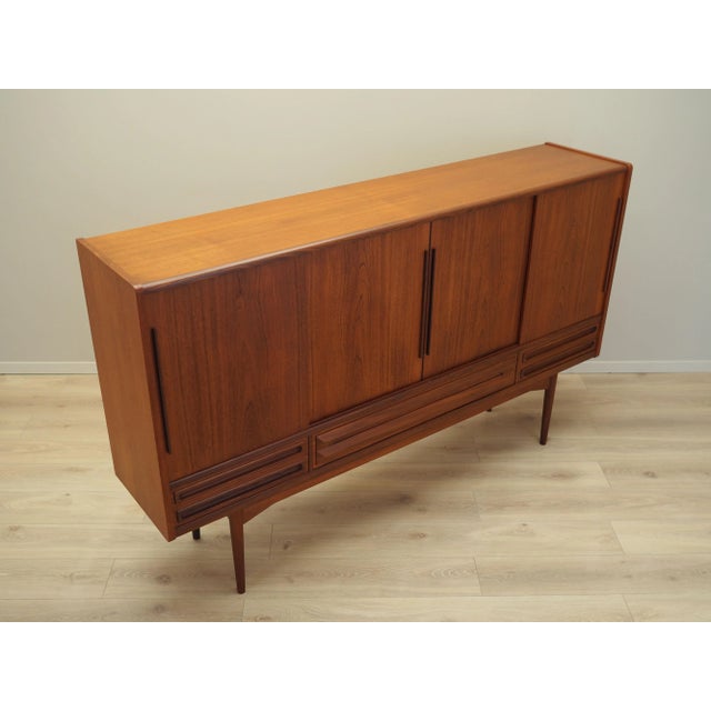 Danish Teak Highboard, 1960s For Sale - Image 12 of 18