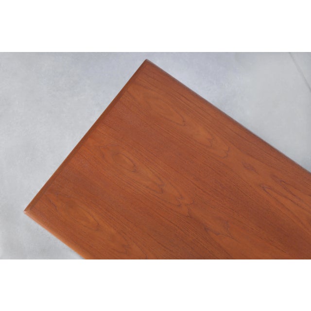 1960s Danish Modern Teak Desk With Bookcase by Erik Brouer for Brouer Mobelfabrik For Sale - Image 12 of 12