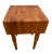 1970s Vintage Boos Butchers Block, Carving Kitchen Table Solid Dovetail Maple Slab For Sale - Image 5 of 12