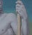Contemporary The Oracle of Time by John Tarantola | Oil Painting of a man and a classical statue holding a flame For Sale - Image 3 of 5