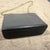 1950s High Quality Embossed Black Leather and Brass Italian Shoulder Bag For Sale - Image 4 of 12