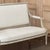 Light Gray 19th Century French Louis XVI Painted Canapé ~ Settee For Sale - Image 8 of 18