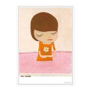 Yoshitomo Nara, in the Pink Water, 2021 - White Frame For Sale