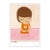 Yoshitomo Nara, in the Pink Water, 2021 - White Frame For Sale