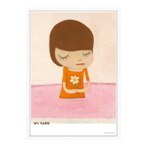 Yoshitomo Nara, in the Pink Water, 2021 - White Frame
