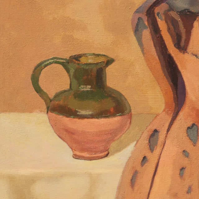 American 'Attic Series, Yellow' by Jill Davenport, California Woman Post-Impressionist Artist, Sonoma State For Sale - Image 3 of 8