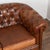 20th Century Spanish Brown Vintage Leather Chesterfield Sofa For Sale - Image 13 of 18