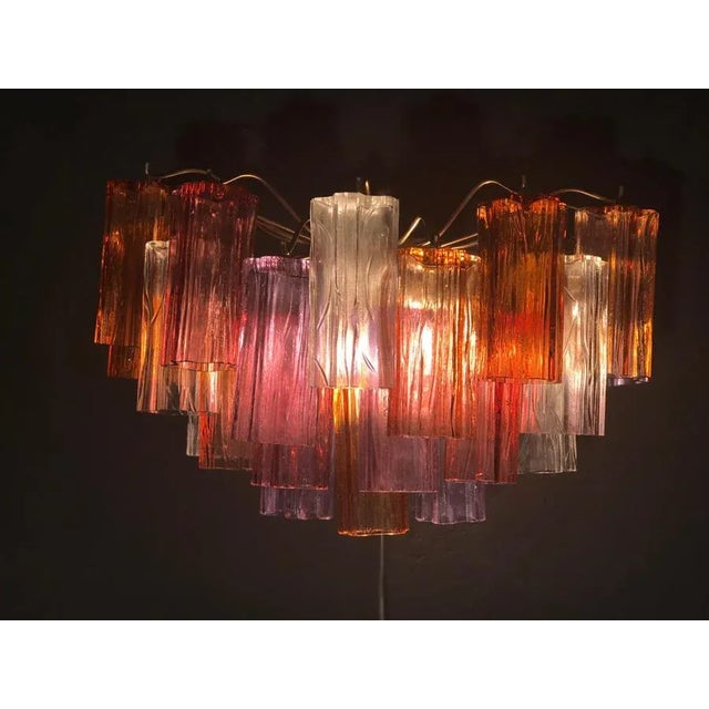 Multicolored Murano Glass Sconces in the Style of Venini, Set of 2 For Sale - Image 11 of 13