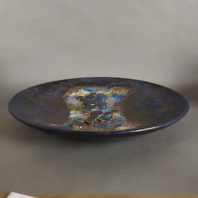 Vintage Ceramic Wall Plate, 1950s For Sale - Image 9 of 9