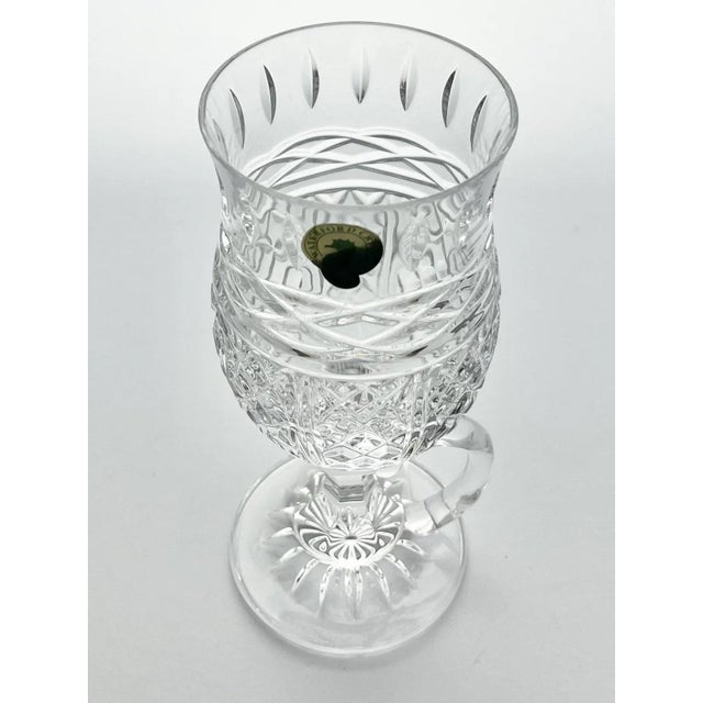 Waterford Crystal Waterford (Marquis) “Sheridan” Crystal Bulbous Flower Vase For Sale - Image 4 of 11