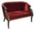 Laurel Crown Empire Swan Settee For Sale
