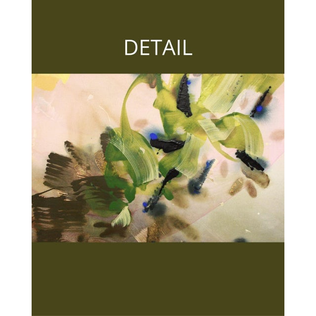 "Eating All the Gumdrops He Can See" Original Abstract Contemporary Painting by Mel Rea For Sale - Image 4 of 5