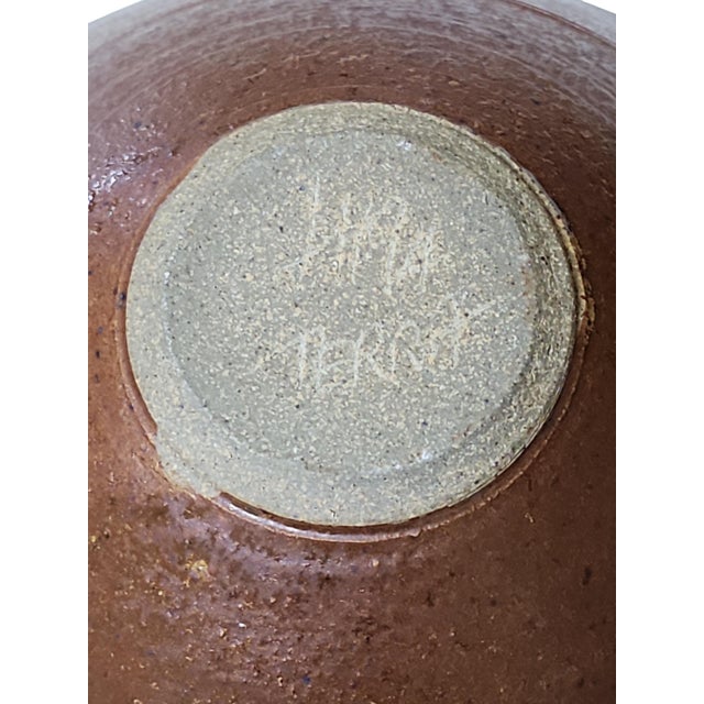 Vintage Studio Pottery Large Decorative Bowl For Sale In Atlanta - Image 6 of 6