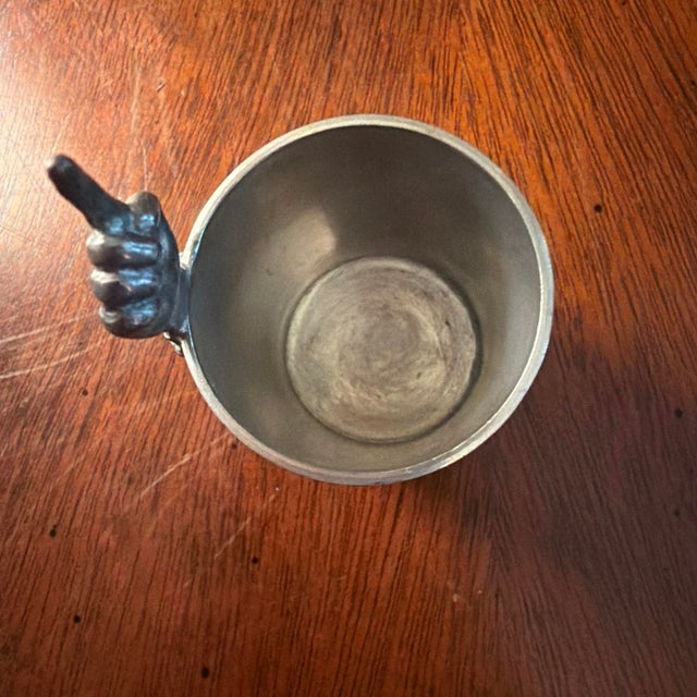 1920s Antique Abercrombie & Fitch Co. By James Dixon & Sons "One Finger" Jigger / Shot For Sale - Image 5 of 7