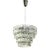 White Vintage Faceted Crystal Chandelier from Kinkeldey, Germany, 1970s For Sale - Image 8 of 8