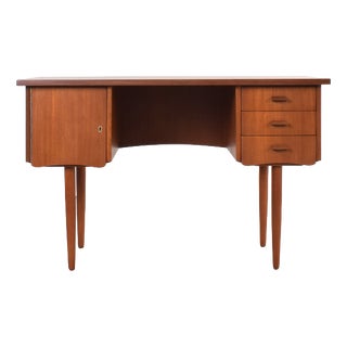 Mid-Century Modern Danish Teak Desk, 1960s For Sale