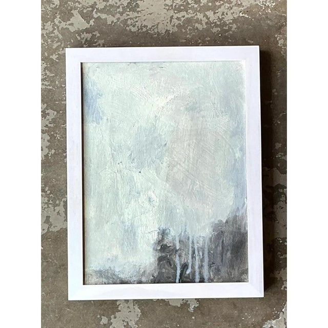 Vintage Abstract Expressionist Painting For Sale In West Palm - Image 6 of 12